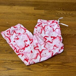 Sundown Women’s Pink Star Sweatpants Size Large